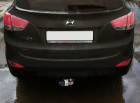 Фаркоп HY 35 для HYUNDAI IX 55 2009-, KIA Sportage 3 2009- Автос, нагрузка 1500/75 кг. БЕЗ подрезки бампера от магазина ФаркопРос